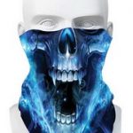 Blue Flame Skull