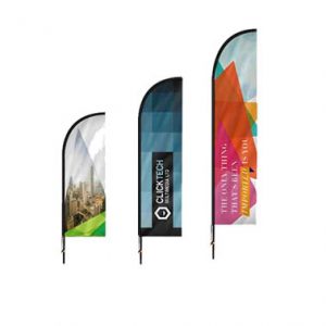Curved banners